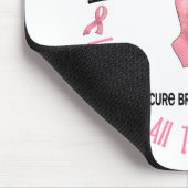 Brustkrebs MIT GOTT-KREUZ 1 Mousepad (Ecke)