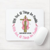 Brustkrebs MIT GOTT-KREUZ 1 Mousepad (Mit Mouse)