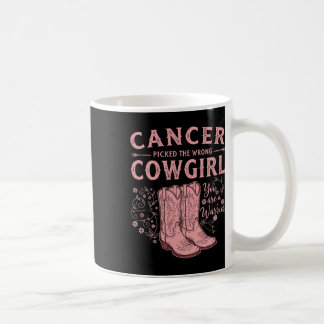 Brustkrebs Monat Krebs hat die falsche Cowgir gefu Kaffeetasse