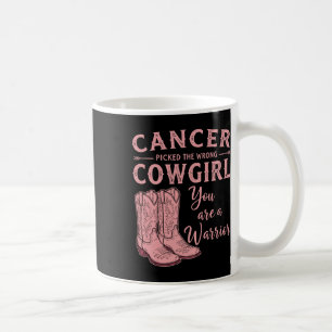 Brustkrebs Monat Krebs hat die falsche Cowgir gefu Kaffeetasse