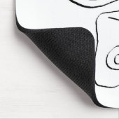 Brustkrebs Mousepad (Ecke)