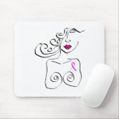 Brustkrebs Mousepad (Mit Mouse)