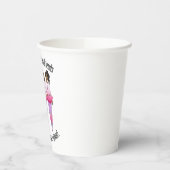 Brustkrebs - Niemand kämpft allein Pappbecher (Links)