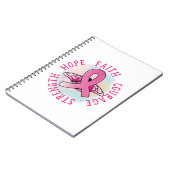 Brustkrebs-Notebook Notizblock (Linke Seite)