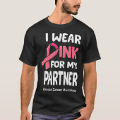 Brustkrebs-Partner T-Shirt (Vorderseite)