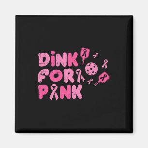 Brustkrebs Pickleball Dink für rosa Aware Männer W Magnet