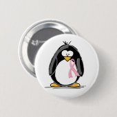 Brustkrebs-Pinguin Button (Vorne & Hinten)