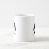 Brustkrebs-Pinguin Kaffeetasse (Mittel)