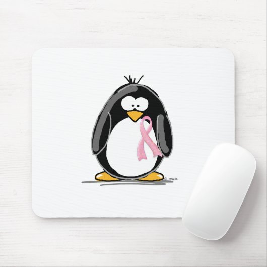 Brustkrebs-Pinguin Mousepad (Mit Mouse)