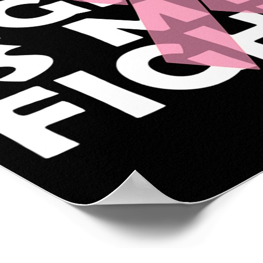 Brustkrebs Poster (Ecke)