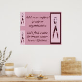 Brustkrebs-Poster Poster (Küche)