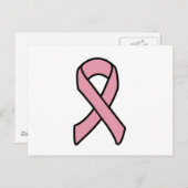 Brustkrebs Postkarte (Vorne/Hinten)