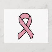 Brustkrebs Postkarte (Vorderseite)