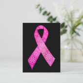 Brustkrebs Postkarte (Stehend Vorderseite)
