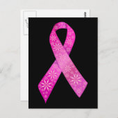 Brustkrebs Postkarte (Vorne/Hinten)