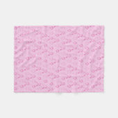 Brustkrebs, rosa Band, Fleece Blanket #gift (Vorderseite (Horizontal))