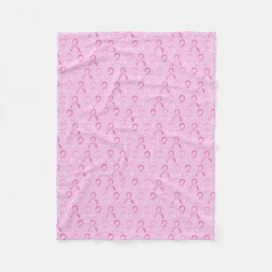 Brustkrebs, rosa Band, Fleece Blanket #gift (Vorderseite)