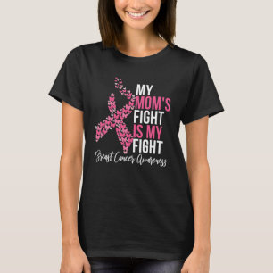 Brustkrebs Rosa Band Schmetterling Mamas Kampf Ist T-Shirt