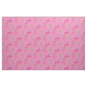 Brustkrebs rosa Bewusstsein Ribbons Fabric Custom Stoff (Fat Quarter (45,7 x 55,9 cm))