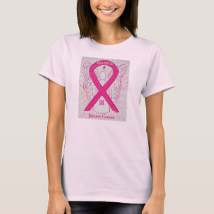 Brustkrebs Rosa Bewusstseins-Schleife Engel-Shirt T-Shirt