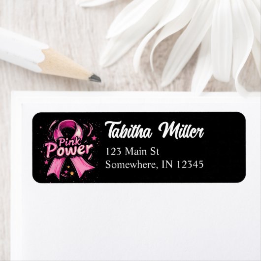 Brustkrebs Rosa Power Rücksendeadresse (Insitu)