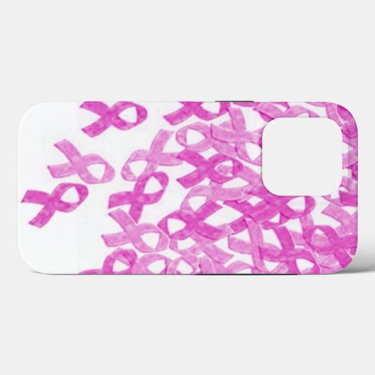 Brustkrebs rosa Samtband Case-Mate iPhone Hülle (Rückseite (Horizontal))