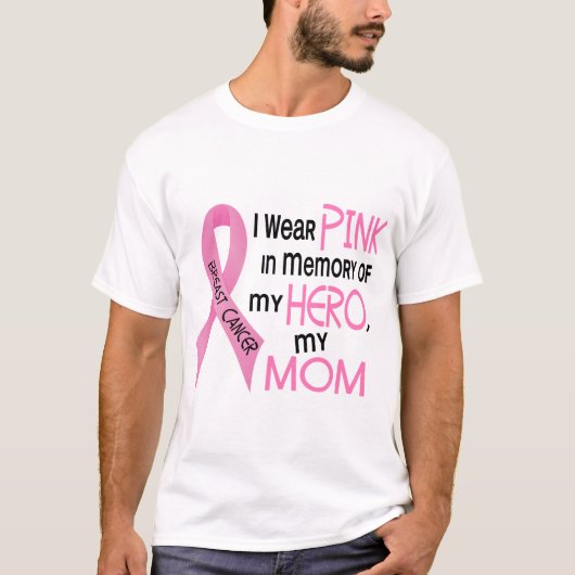 Brustkrebs ROSA ZUM GEDENKEN AN MEINE MAMA 1 T-Shirt (Vorderseite)