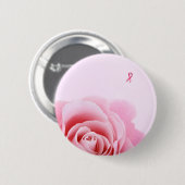 Brustkrebs-Schleife und rosa Rose Leggings Button (Vorne & Hinten)
