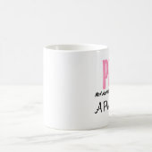 Brustkrebs Schleifen-Symbol der Hoffnung Kaffeetasse (Mittel)