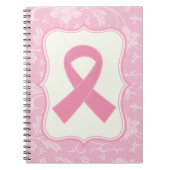 Brustkrebs Schleifensegen Geschenk Notizblock (Vorderseite)