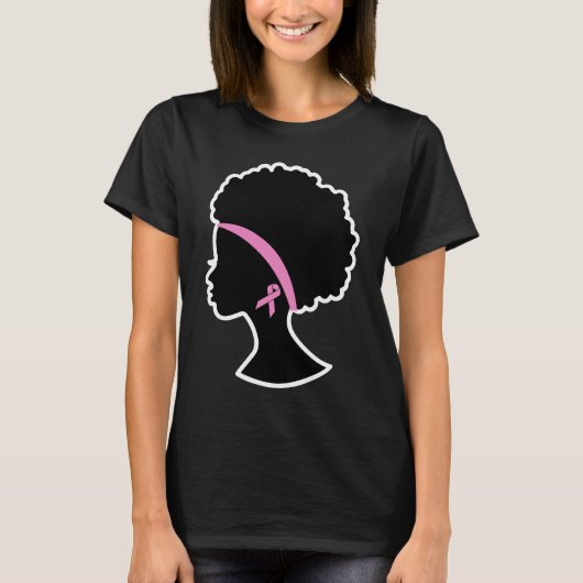 Brustkrebs Schwarze Frauen, Afrikanerin T-Shirt (Vorderseite)