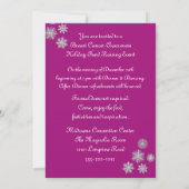 Brustkrebs-Sensibilisierungsfonds Weihnachten erhö Einladung (Rückseite)