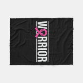 Brustkrebs-Sensibilisierungskampagne für Ribbon-Br Fleecedecke (Vorderseite (Horizontal))