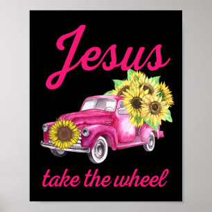 Brustkrebs-Sensibilisierungskampagne Jesus nimm da Poster