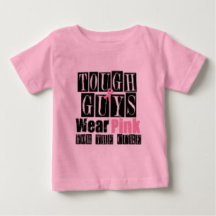 Brustkrebs-starke Typen tragen Rosa Baby T-shirt