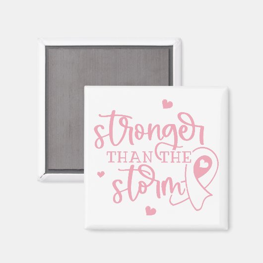 Brustkrebs stärker als der Sturm Magnet (Vorderseite/Rückseite)