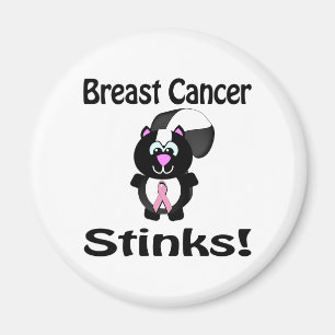 Brustkrebs stinkt Skunk-Bewusstseins-Design Magnet
