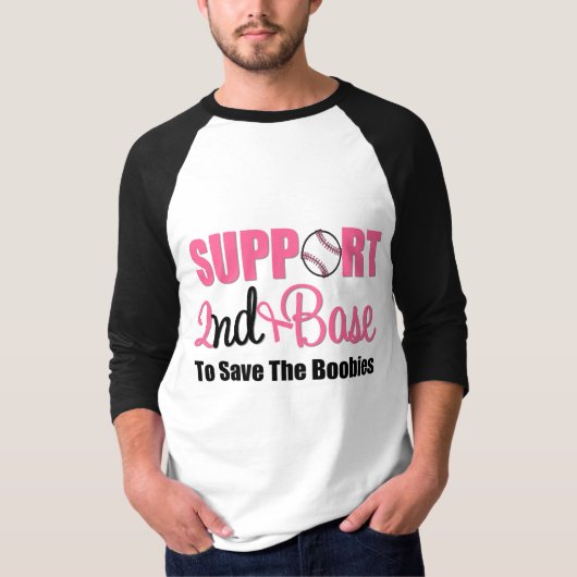 Brustkrebs-Stütz2. Basis T-Shirt (Vorderseite)