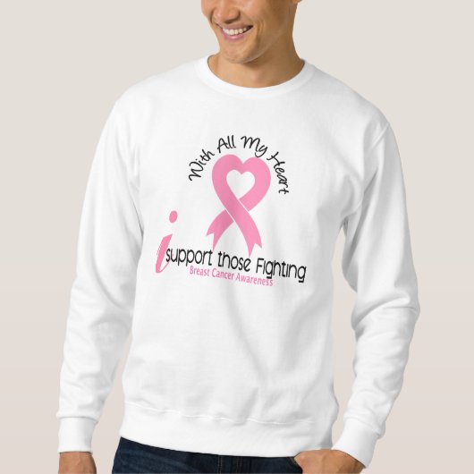 Brustkrebs stütze ich die kämpfend sweatshirt (Vorderseite)