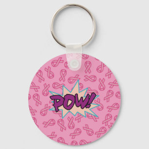 Brustkrebs-Superheld Schlüsselanhänger