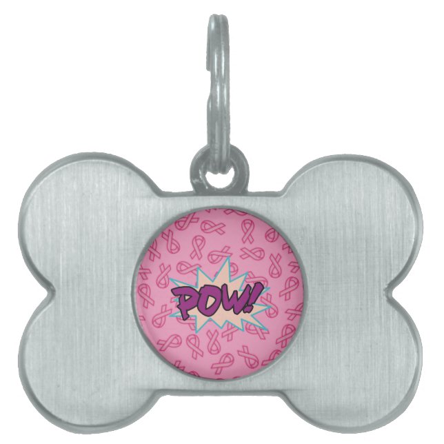 Brustkrebs-Superheld Tiermarke (Vorderseite)