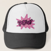 Brustkrebs-Superheld Truckerkappe (Vorderseite)