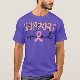 Brustkrebs-Support-Knöpfe sind stark Leoparden ros T-Shirt