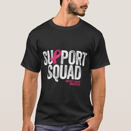 Brustkrebs-Support-Squad Brustkrebs  T-Shirt (Vorderseite)