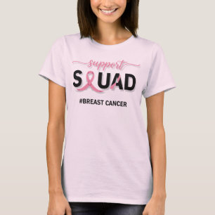 Brustkrebs-Support Squad Graphic T-Shirt