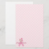 Brustkrebs-Support - Team Briefpapier (Vorne/Hinten)