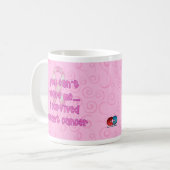 Brustkrebs-Tasse Kaffeetasse (Vorderseite Links)