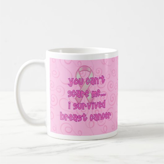 Brustkrebs-Tasse Kaffeetasse (Links)