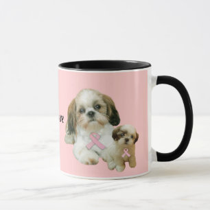 Brustkrebs-Tasse Shih Tzu Tasse