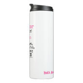 Brustkrebs Thermosbecher (Nach rechts gedreht)